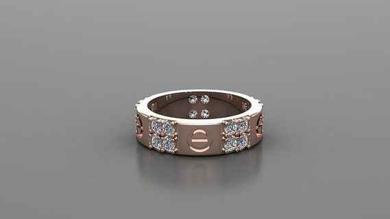 women ring diamond r5 jewelry engagement wedding jewellery rings jewelrydesigner cad jewelryaddict bracelet jewelrydesign jewels bracelets diamonds design 3d print model - Mito3D