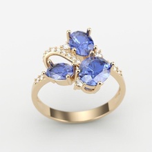 frauen ring edelsteine 3dm stl schmuck diamant druckbar gold silber juwel hochzeit engagement mode schmuckkapital frauenring ringe 3d print model - Mito3D