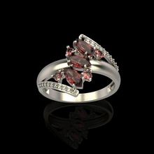 mulheres anel joias diamantes 3dm stl 3d impressão modelo brilhante diamante noivado gema ouro jóia joalheria jóias prata pedra casamento platina argolas 3d print model - Mito3D