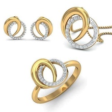 women ring pendant earring 3dm stl render gold jewelry silver jewellery fashion diamond engagement jewel stone cad engagem bracelet beauty sapphire necklace bracelets wedding 3d print model - Mito3D