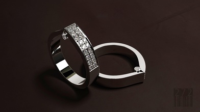 Damen ring Edelsteine Schmuck Frauen kostbar Steine drucken Luxus design Edelstein Wachs bedruckbar ist Stil Mode Juwel Diamanten Hochzeit genial Ringe 3d print model - Mito3D