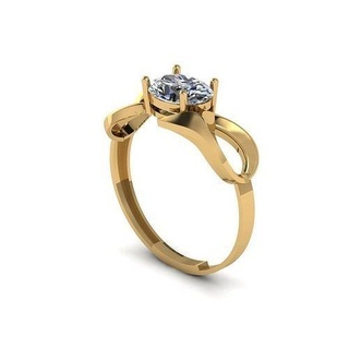 donne squillare pietre 3d stampa oro argento gioielleria platino design diamante stampabile moda gemma rubino zaffiro gioiello anelli lusso 3d print model - Mito3D