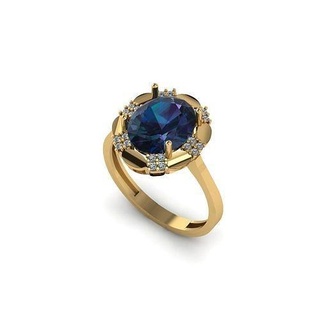 donne squillare pietre 3d stampa oro argento gioielleria platino design diamante stampabile moda gemma rubino zaffiro gioiello anelli lusso 3d print model - Mito3D