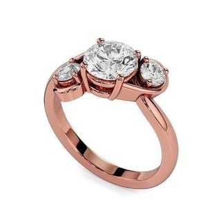 Frauen Ring Steine Schmuck Ringe Juwel cad engagem Gold Diamant Mode Engagement 3d print model - Mito3D