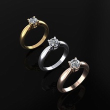 mulheres anel Tiffany joalheria luxo elegante gema ouro prata Casamento diamante brinco pulseira colares pingente rinoceronte acessório beleza moda Projeto cafajeste jóia argolas 3d print model - Mito3D
