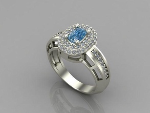 mujer anillos 3dm archivos máquina Listo 113 joyería joya anillo banda Boda oro diamante Moda abultar colección solitario compromiso 3d print model - Mito3D