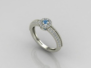 mujer anillos 3dm archivos máquina listo 82 joyería joya anillo banda boda oro diamante moda abultar colección solitario compromiso 3d print model - Mito3D