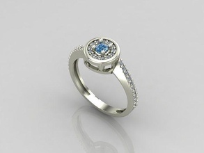mujer anillos 3dm archivos máquina Listo 84 joyería joya anillo banda Boda oro diamante Moda abultar colección solitario compromiso 3d print model - Mito3D