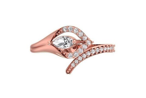 donne anelli 3dm stl obj fbx esegue rendering dettagli gioielleria platino Fidanzamento solitario nuziale anello stampabile prezioso diamante squillare oro nozze moda ciondoli 3d print model - Mito3D