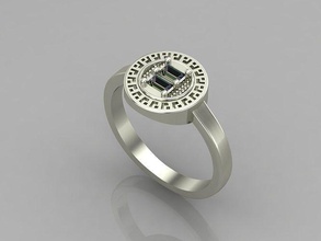 mujer anillos caramelo estilo 3dm archivos máquina listo 55 joyería joya anillo banda boda oro diamante moda abultar colección solitario compromiso 3d print model - Mito3D