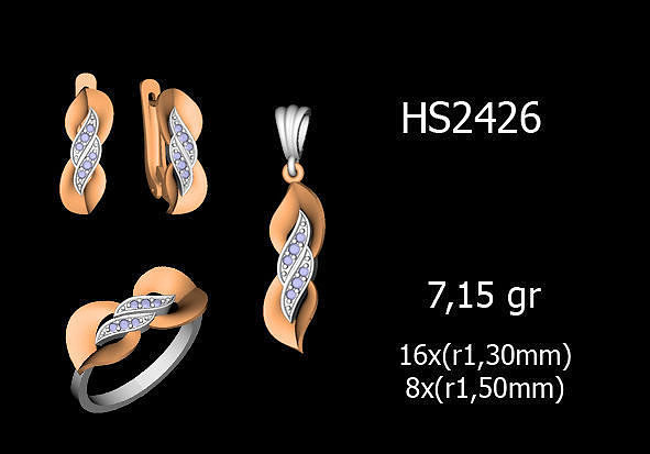 women rings earrings pendants stl obj fbx details pendant wedding engagement jewellery printable diamond jewelry ring combo weight wt gold couple band set 3D print model - Mito3D