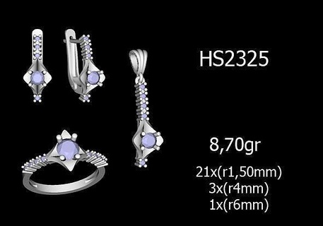 KADIN yüzükler küpe kolye stl obj fbx detaylar düğün nişan mücevher yazdırılabilir elmas takı yüzük kombo Ayarlamak ışık ağırlık wt altın 3d print model - Mito3D