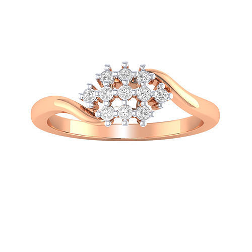 mulheres argolas stl obj fbx renderiza detalhes joalheria platina noivado solitário anel ouro Casamento moda diamante nupcial aniversário promessa 3D print model - Mito3D