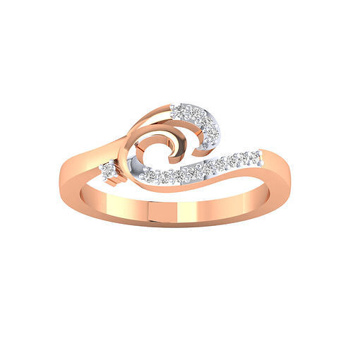 femmes anneaux stl obj fbx rend détails bijoux platine engagement solitaire bague or mariage mode diamant mariée anniversaire promettre 3D print model - Mito3D