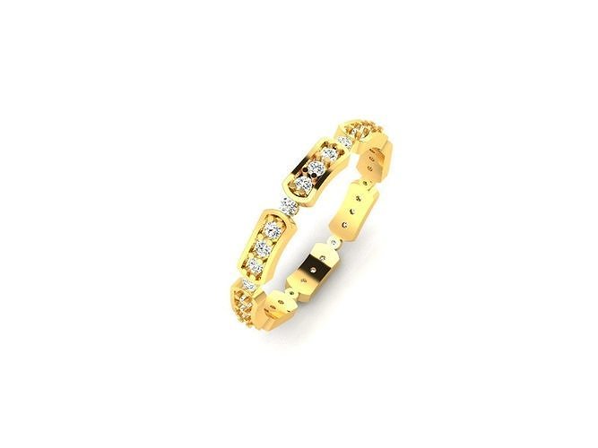 mujer solitario compromiso Boda anillo joyería joya banda oro diamante Moda anillos abultar colección 3D print model - Mito3D