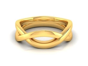 mulheres solitário noivado casamento anel joalheria ouro imprimível diamante jóia jóias gema moda beleza diamantado senhoras marrige argolas 3d print model - Mito3D