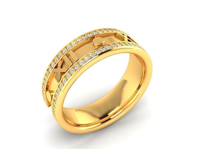 femmes solitaire engagement mariage bague anneaux sterling imprimable diamant platine brillant bijou bijoux argent délicat lumière or blanc 3D print model - Mito3D
