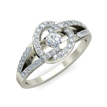 donne nozze fidanzamento gruppo musicale squillare gioielleria womenring prezioso oro stampabile diamante moda anelli massa collezione solitario 3d print model - Mito3D