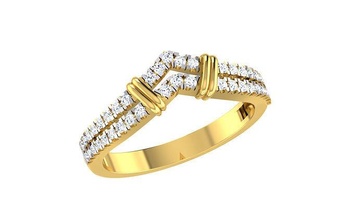 Frauen Solitär Engagement Hochzeit Ringe Schmuck Ring Band Frauenring wertvoll Gold druckbar Diamant Mode Bulk Sammlung 3d print model - Mito3D