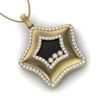mulheres solitário pingente 3dm stl render gema Casamento noivado jóia jóias imprimível diamante prata ouro esterlina branco brilhante platina luxo precioso colar pingentes 3d print model - Mito3D