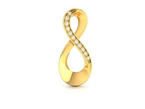 KADIN Solitaire kolye 3dm stl obj fbx vermek detaylar mücevher yazdırılabilir elmas altın gümüş düğün sterlin kelebek beyaz parlak platin değerli takı 3d print model - Mito3D