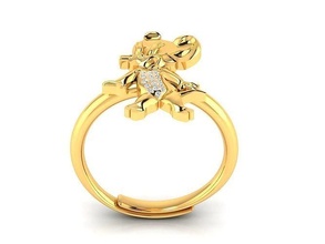 donne solitario squillare gioielleria daimondring anello fidanzamento oro bianco nuziale anelli platino splendente lusso arte prezioso disgiunto carattere diamante moda san valentino 3d print model - Mito3D