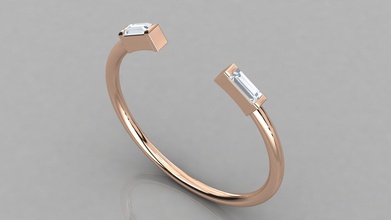 mulheres anel solitário 3dm processar detalhe jóias anéis solitaire sterling printable diamante platina brilhantes de casamento o engajamento jóia prata branco ouro 3d print model - Mito3D