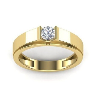 mujer solitario anillo 3dm detalles eternidad banda precioso Boda compromiso aniversario nupcial promesa enamorado joyería joya oro diamante anillos 3d print model - Mito3D