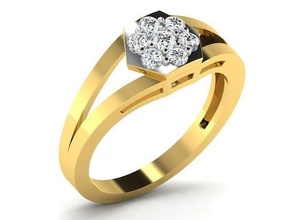 KADIN Solitaire yüzük 3dm stl vermek takı lüks zarif mücevher altın gümüş düğün elmas küpe bilezik kolyeler kolye gergedan aksesuar güzellik moda tasarım bilezikler 3d print model - Mito3D