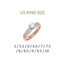KADIN Solitaire yüzük parmak boyut 3dm stl vermek yüzükler mücevher düğün nişan yazdırılabilir elmas gümüş takı 3d print model - Mito3D