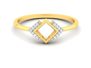 donne piazza gruppo musicale squillare 3dm render anelli solitario sterlina stampabile diamante platino nozze fidanzamento gioiello gioielleria oro sposa fiore moda 3d print model - Mito3D