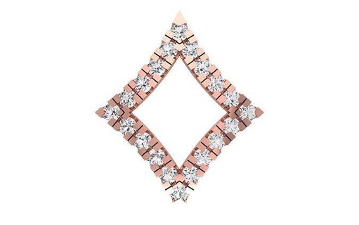 women square pendant necklace 3dm stl obj fbx render details circular precious printable jewel gem engagement pendants jewelry diamond roundel cocktail fancy 3d print model - Mito3D