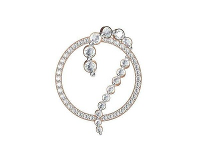 women unique pendant stl obj fbx jcd details necklace jewellery diamond silver gold jewelry fancy fashion precious pendants heart gift girls 3d print model - Mito3D