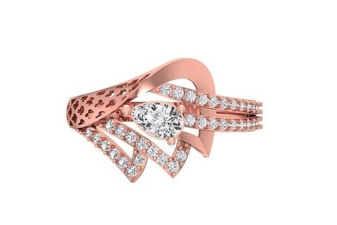 donne nozze Fidanzamento Pera calcolo squillare gioielleria platino solitario nuziale anello stampabile prezioso anelli diamante oro moda ciondoli pendente 3d print model - Mito3D