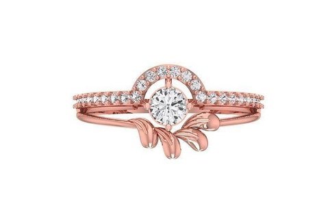 KADIN düğün nişan yüzük takı platin Solitaire gelin yüzüğü tek taş yazdırılabilir değerli yüzükler elmas altın moda mücevher kolye 3d print model - Mito3D