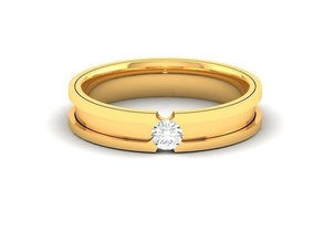 KADIN düğün nişan yüzük yüzükler Solitaire mücevher yazdırılabilir elmas gümüş altın takı sterlin beyaz parlak platin 3d print model - Mito3D