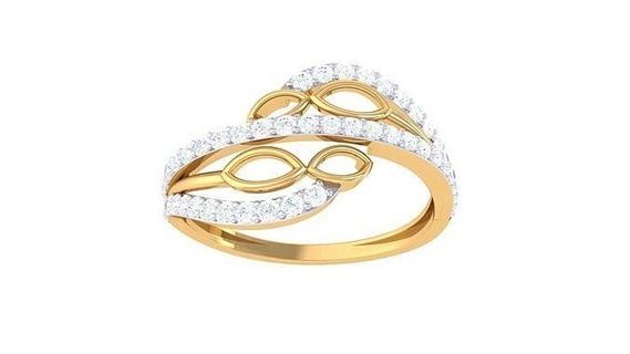 mulheres Casamento noivado anel 3dm stl obj fbx renderiza detalhes diamante wwomenring anéis joias eternidade completa banda Signetring moda ouro propondo joalheria argolas 3d print model - Mito3D
