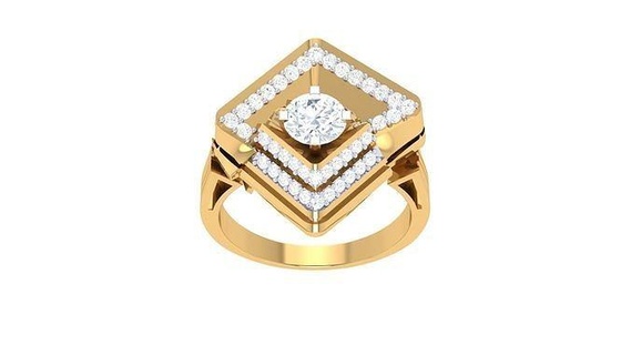 mulheres Casamento noivado anel 3dm stl obj fbx renderiza detalhes diamante wwomenring anéis joias vintage feminino Signetring moda ouro propondo joalheria argolas 3d print model - Mito3D