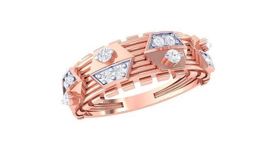 mulheres Casamento noivado anel 3dm stl obj fbx renderiza detalhes diamante wwomenring anéis joias eternidade completa banda vintage propondo joalheria argolas moda 3d print model - Mito3D