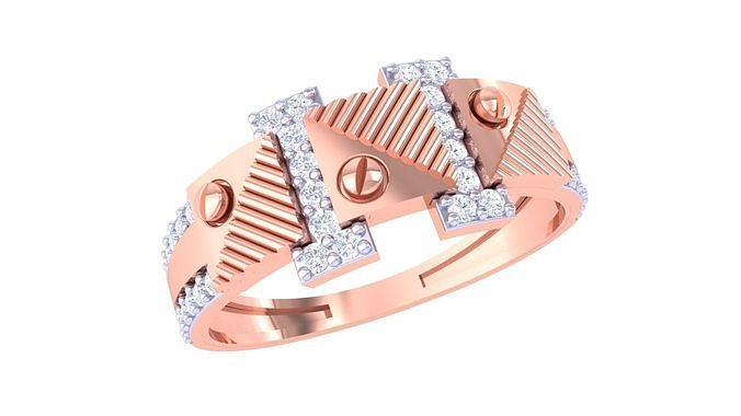 donne nozze Fidanzamento squillare 3dm stl obj fbx esegue rendering dettagli anello diamanti wwomenring anelli gioielli d 39 epoca womenring sigillo fashionring d'oro proponendo gioielleria diamante moda 3D print model - Mito3D
