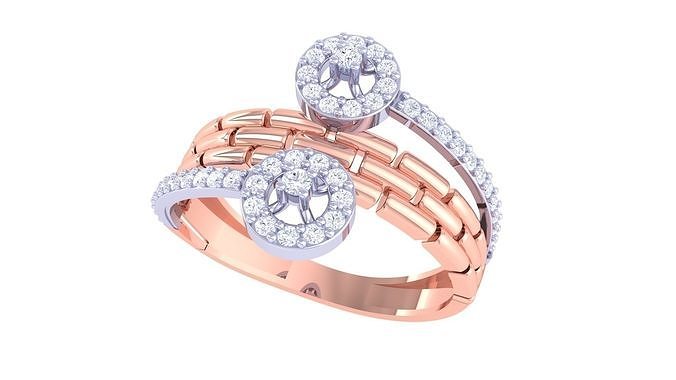 mulheres Casamento noivado anel 3dm stl obj fbx renderiza detalhes diamante wwomenring anéis joias vintage feminino Signetring moda ouro propondo joalheria argolas 3D print model - Mito3D
