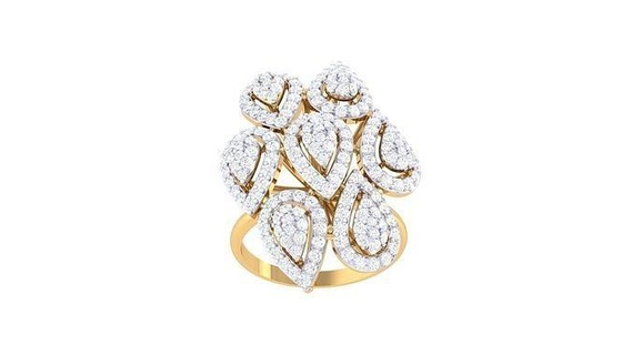 mulheres Casamento noivado anel 3dm stl obj fbx renderiza detalhes diamante wwomenring anéis joias eternidade completa feminino Signetring moda ouro propondo joalheria argolas 3d print model - Mito3D