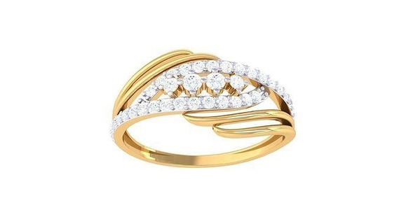 mujer Boda compromiso anillo 3dm stl obj fbx renders detalles diamantes anillos joyería fulleternityring banda signetring moda oro proponiendo joya diamante Moda joyeria 3d print model - Mito3D