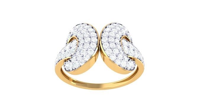 mujer Boda compromiso anillo 3dm stl obj fbx renders detalles diamantes anillos joyería fulleternityring banda signetring moda oro proponiendo joya diamante Moda joyeria 3D print model - Mito3D