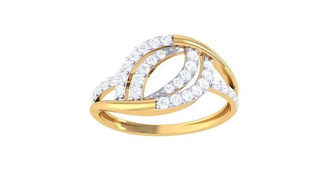 mujer Boda compromiso anillo 3dm stl obj fbx renders detalles diamantes anillos joyería fulleternityring banda signetring moda oro proponiendo joya diamante Moda joyeria 3D print model - Mito3D
