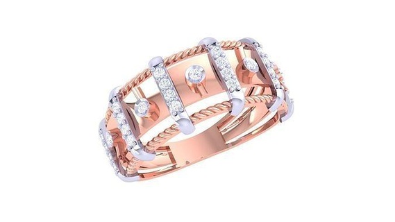 mujer Boda compromiso anillo 3dm stl obj fbx renders detalles diamantes anillos joyería vendimia joyeria signetring moda oro proponiendo joya diamante Moda 3d print model - Mito3D