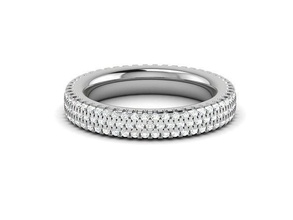 women wedding ring jewelry luxury elegant gem gold silver diamond earring bracelet necklaces pendant rhinoceros accessory beauty cad jewel rings 3d print model - Mito3D