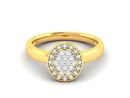 Frauen Hochzeit Ring Ringe Damen Diamant Engagement Rubin Solitär Frau Smaragd Blau Saphir Schmuck Silber Juwel 3d print model - Mito3D
