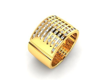 Frauen Hochzeit Ring 3d Drucken Ergebnis Oberfläche Solitär Diamant Engagement Schmuck Braut Gold Tiffany Platin Ringe 3d print model - Mito3D