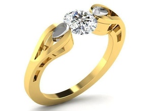women wedding ring 3dm stl fbx obj render gold jewel jewellery jewelry rings engagement diamond brilliant cad gem platinum printable silver design sapphire apparel 3d print model - Mito3D